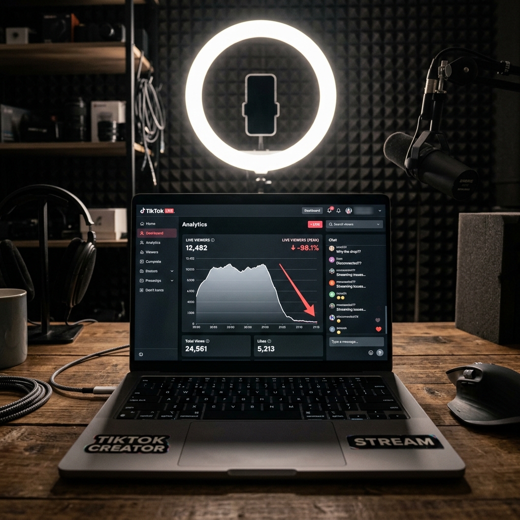 Live Streamed Dropped TikTok Live Viewers Dropped After Taking a Break: Algorithmic ...